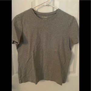 LL Bean - cotton tee (gray)